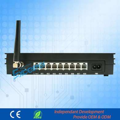 Office Telephone Exchange FXS/FXO/PSTN/GSM Port PBX Ms108-GSM