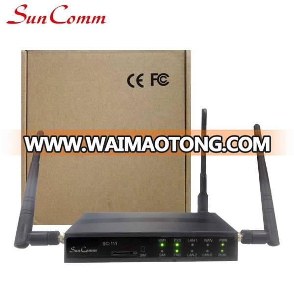 WIFI ATA GSM 1SIM VoIP Gateway SC-111-GW Wifi AP 2.4GHz Quad Band Frequency 1 FXO PSTN Port 1FXS Telephone Port