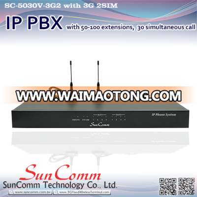 SC-5030V-3G2 Best Price Voip Phone System IP PBX with 3G 2SIM